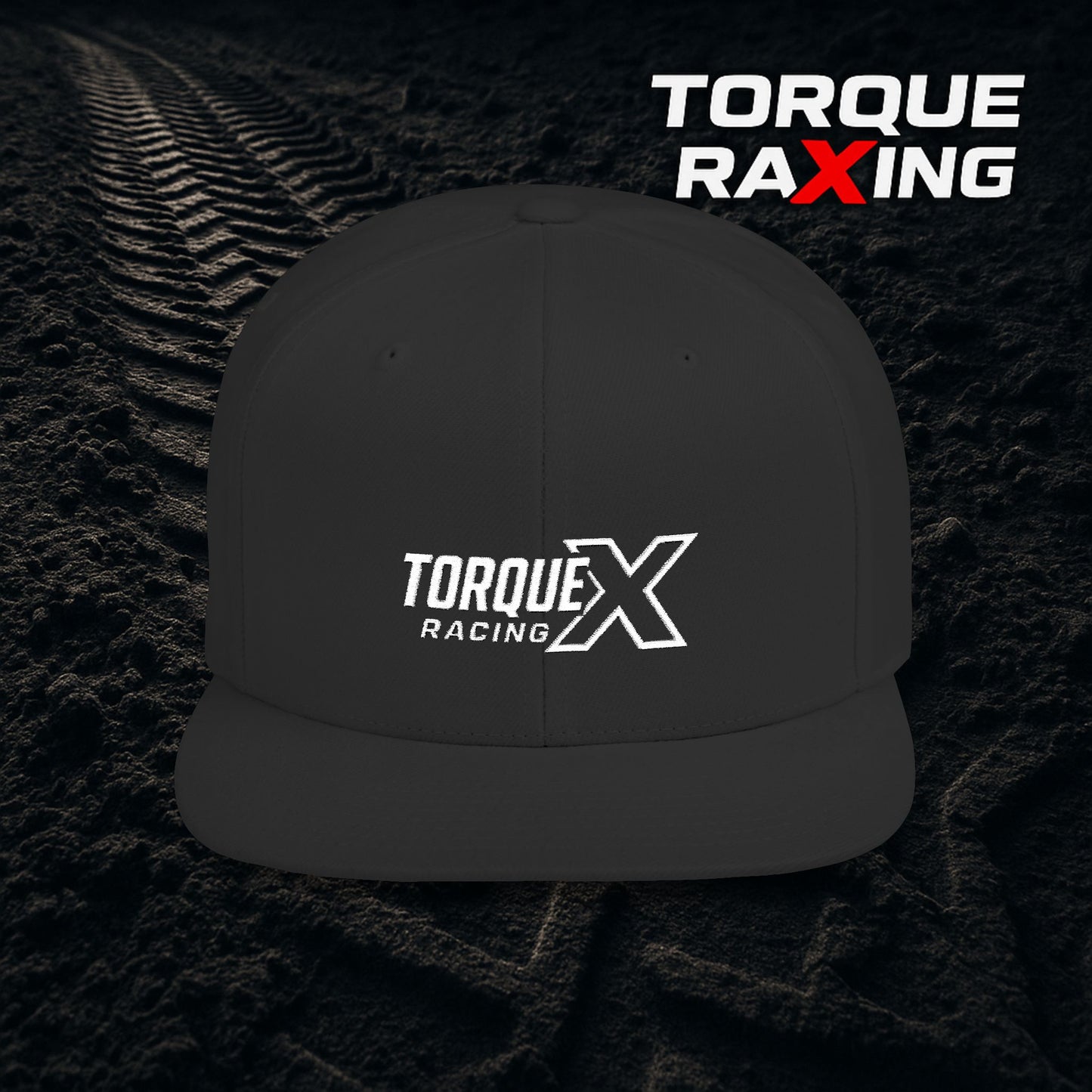 Torque X Racing Flat Bill Snapback Hat