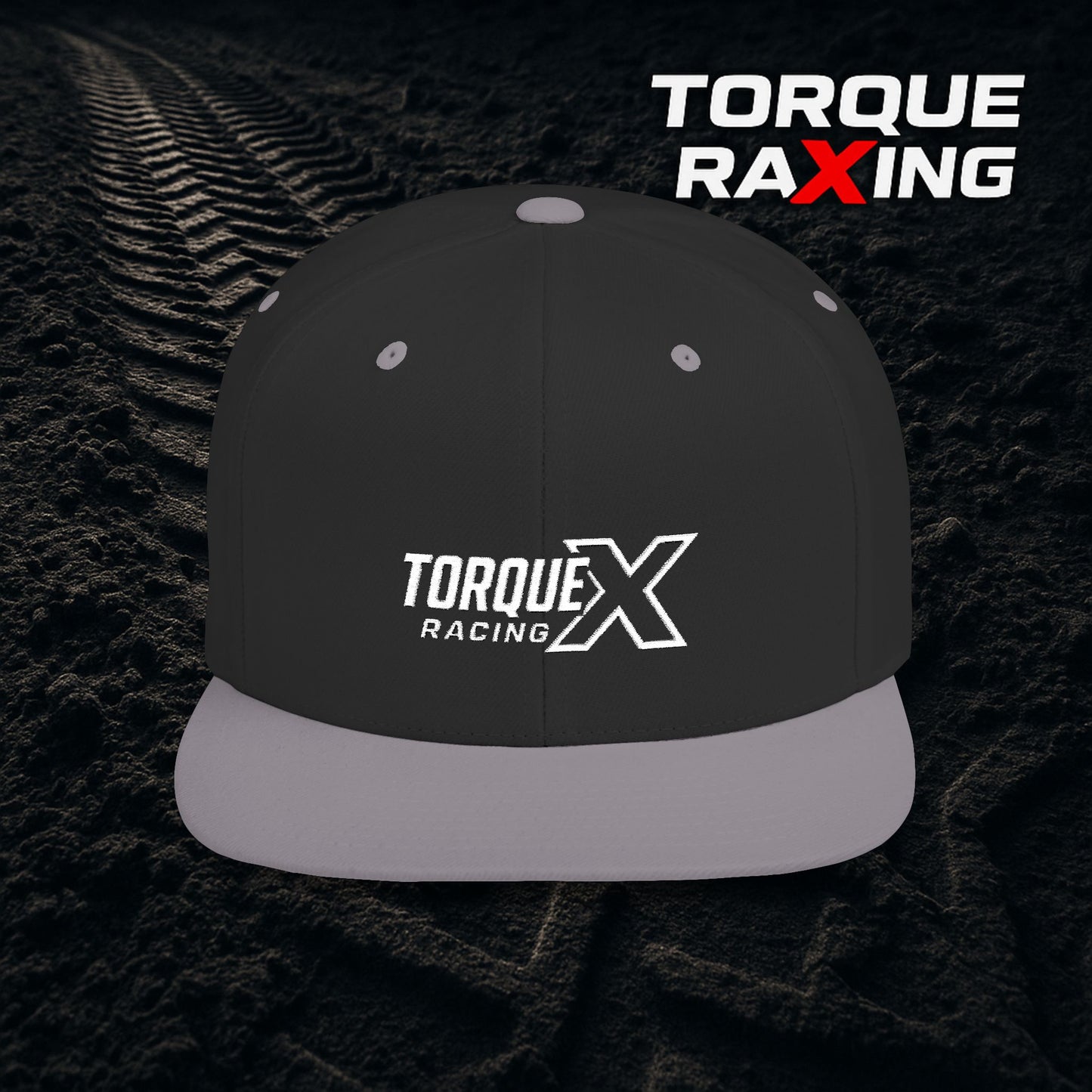 Torque X Racing Flat Bill Snapback Hat