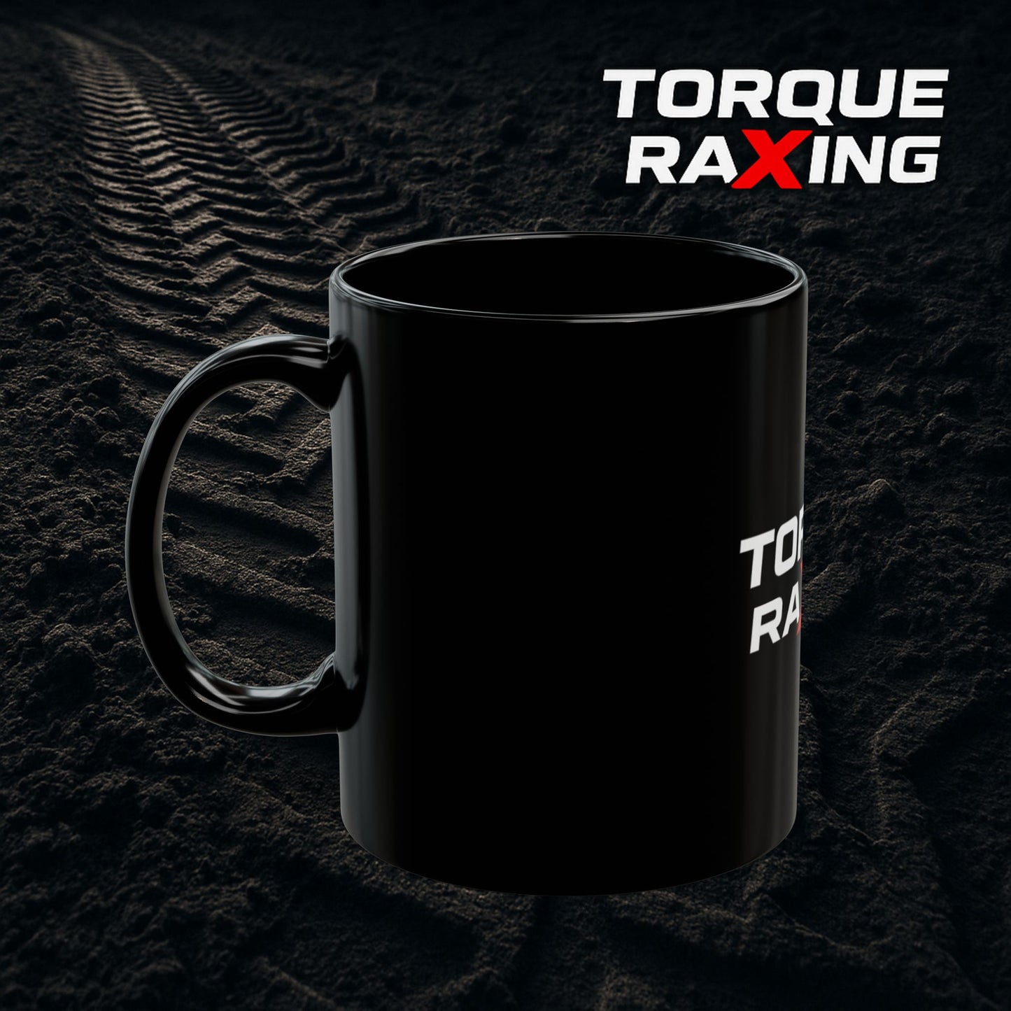 Torque Raxing Black Mug - 11oz