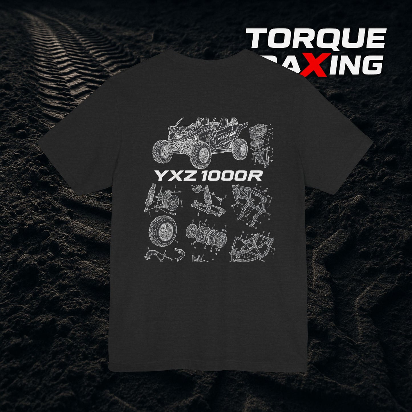 YXZ1000 Build Diagram T-Shirt