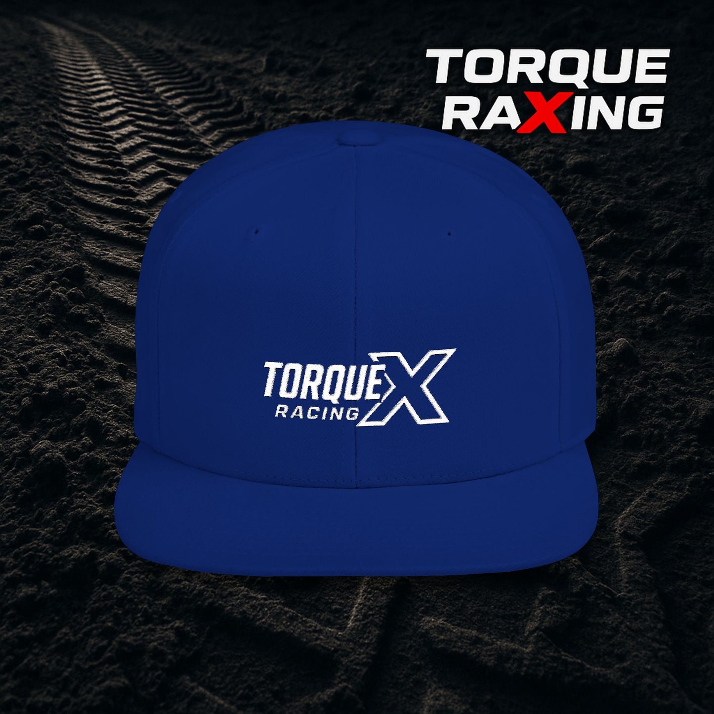 Torque X Racing Flat Bill Snapback Hat