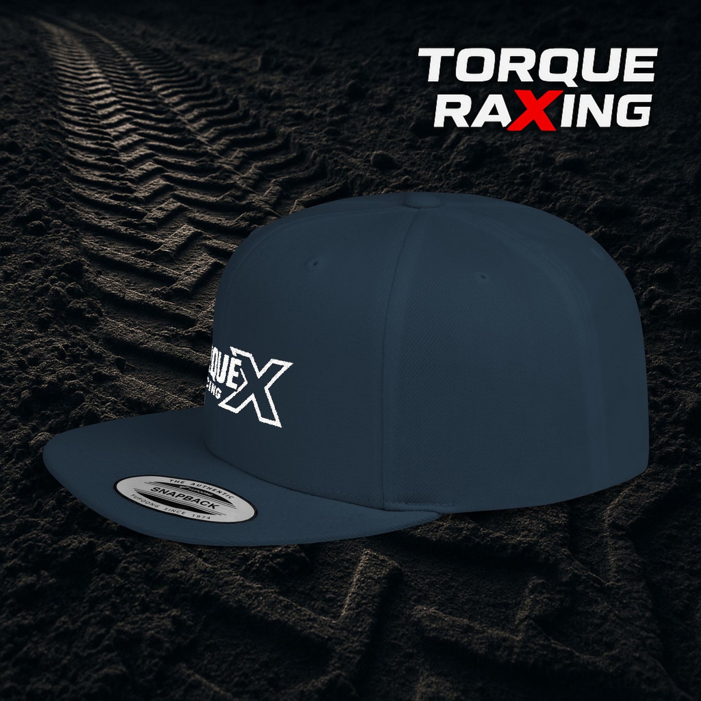 Torque X Racing Flat Bill Snapback Hat