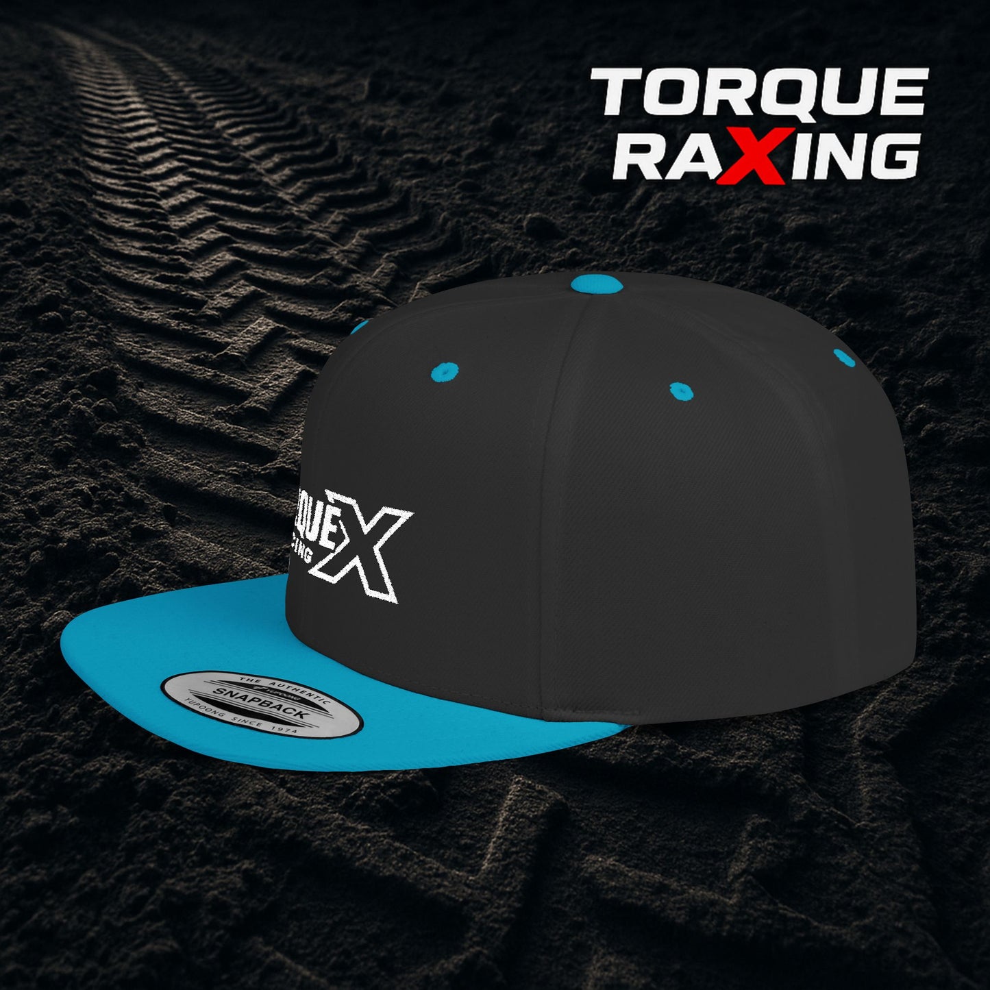 Torque X Racing Flat Bill Snapback Hat