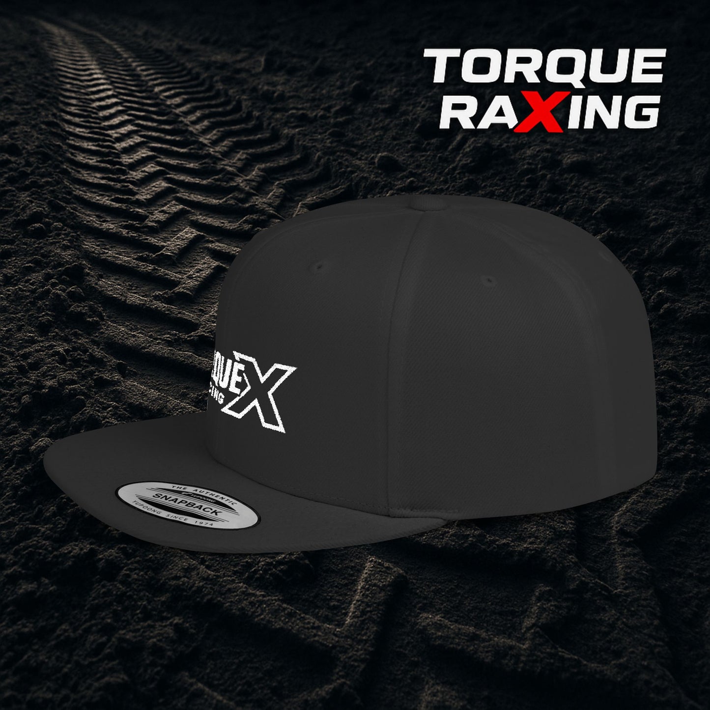 Torque X Racing Flat Bill Snapback Hat