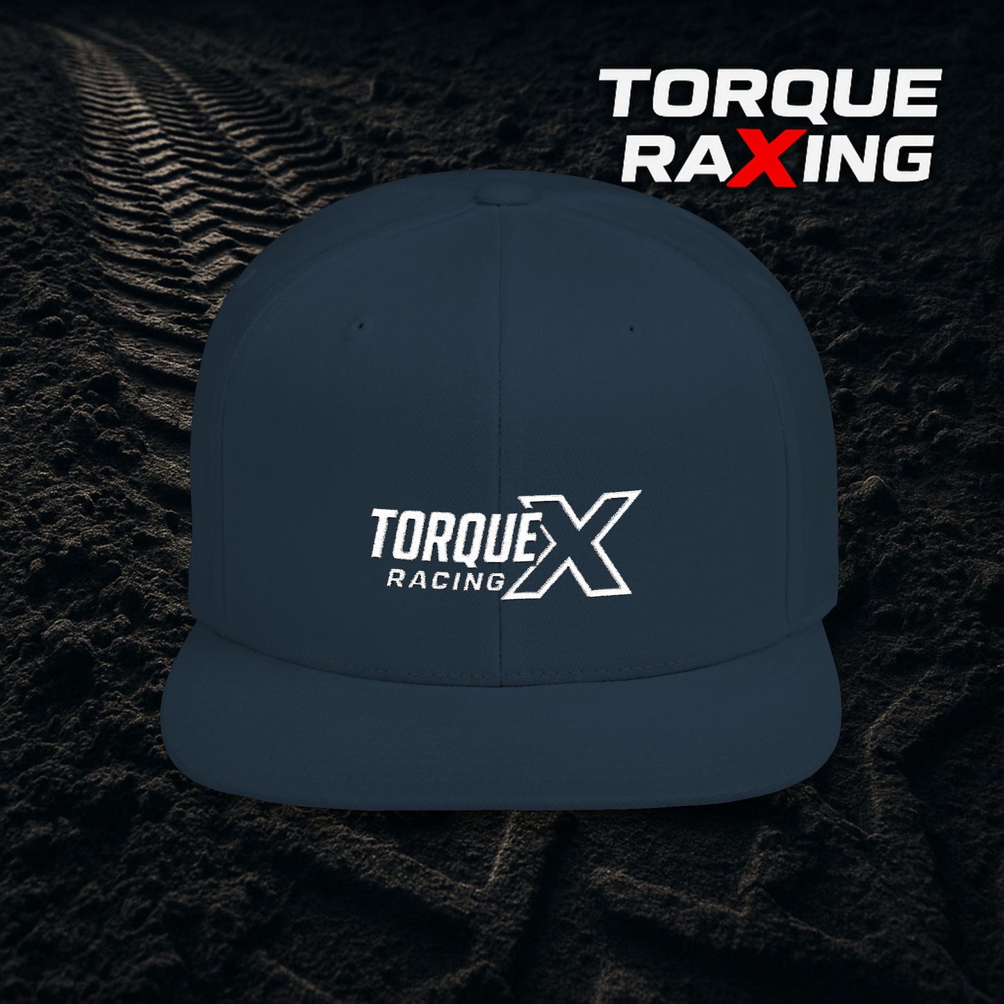 Torque X Racing Flat Bill Snapback Hat
