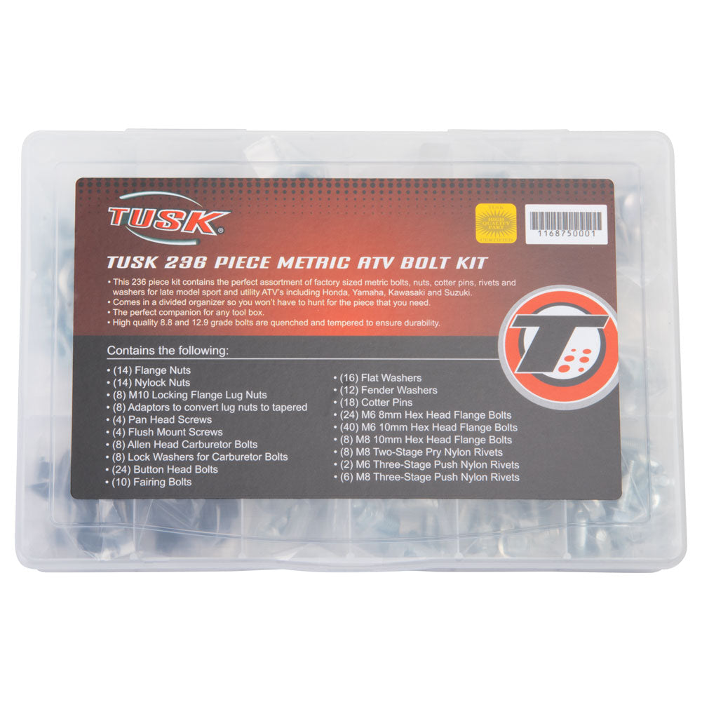 Tusk 236 Piece Metric ATV Bolt Kit