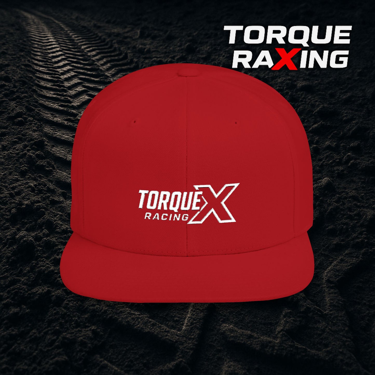 Torque X Racing Flat Bill Snapback Hat