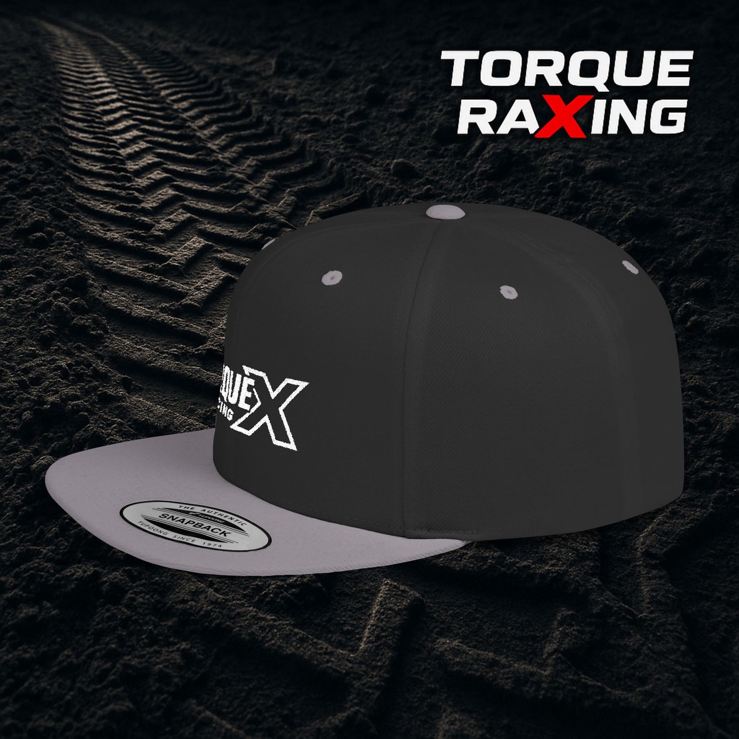 Torque X Racing Flat Bill Snapback Hat