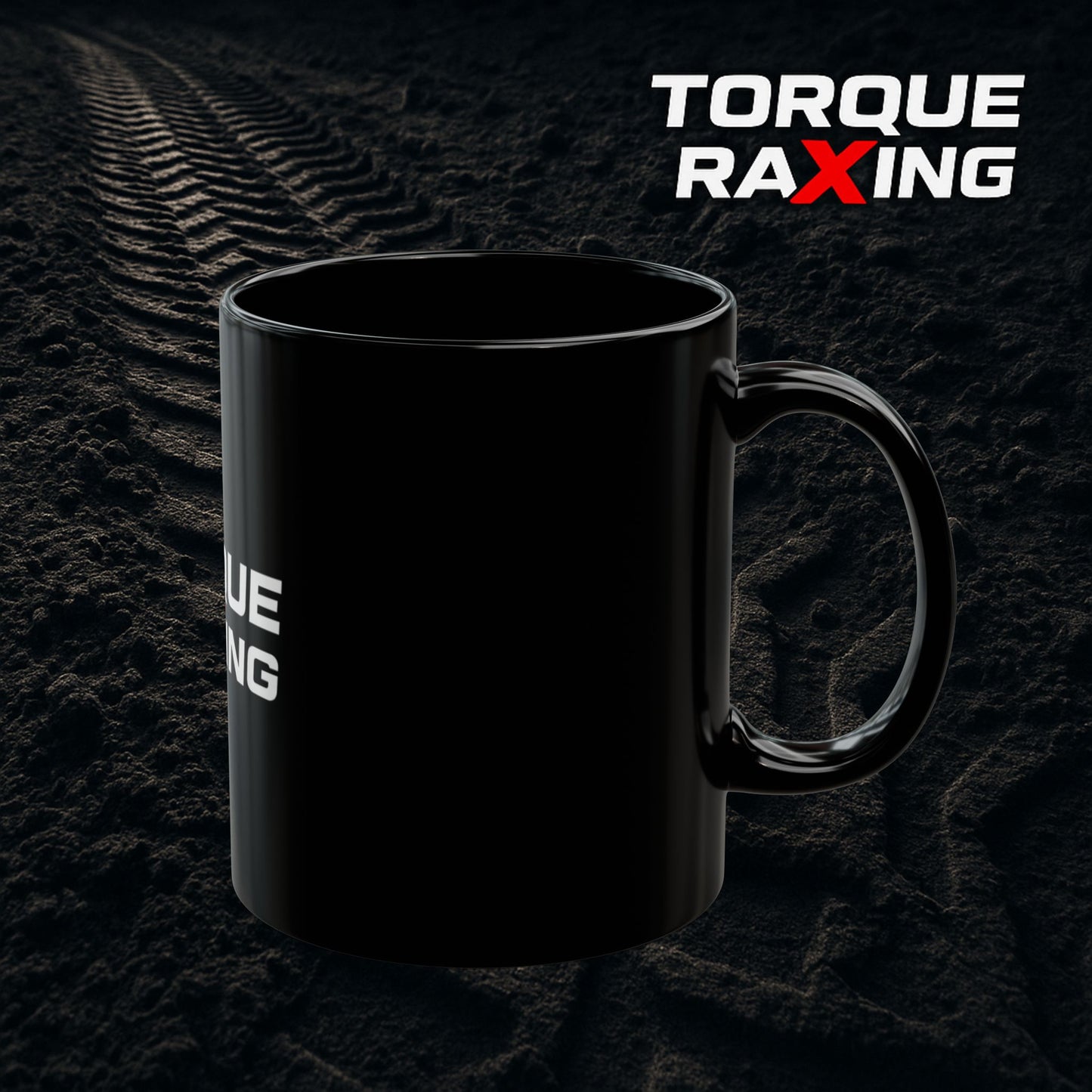 Torque Raxing Black Mug - 11oz