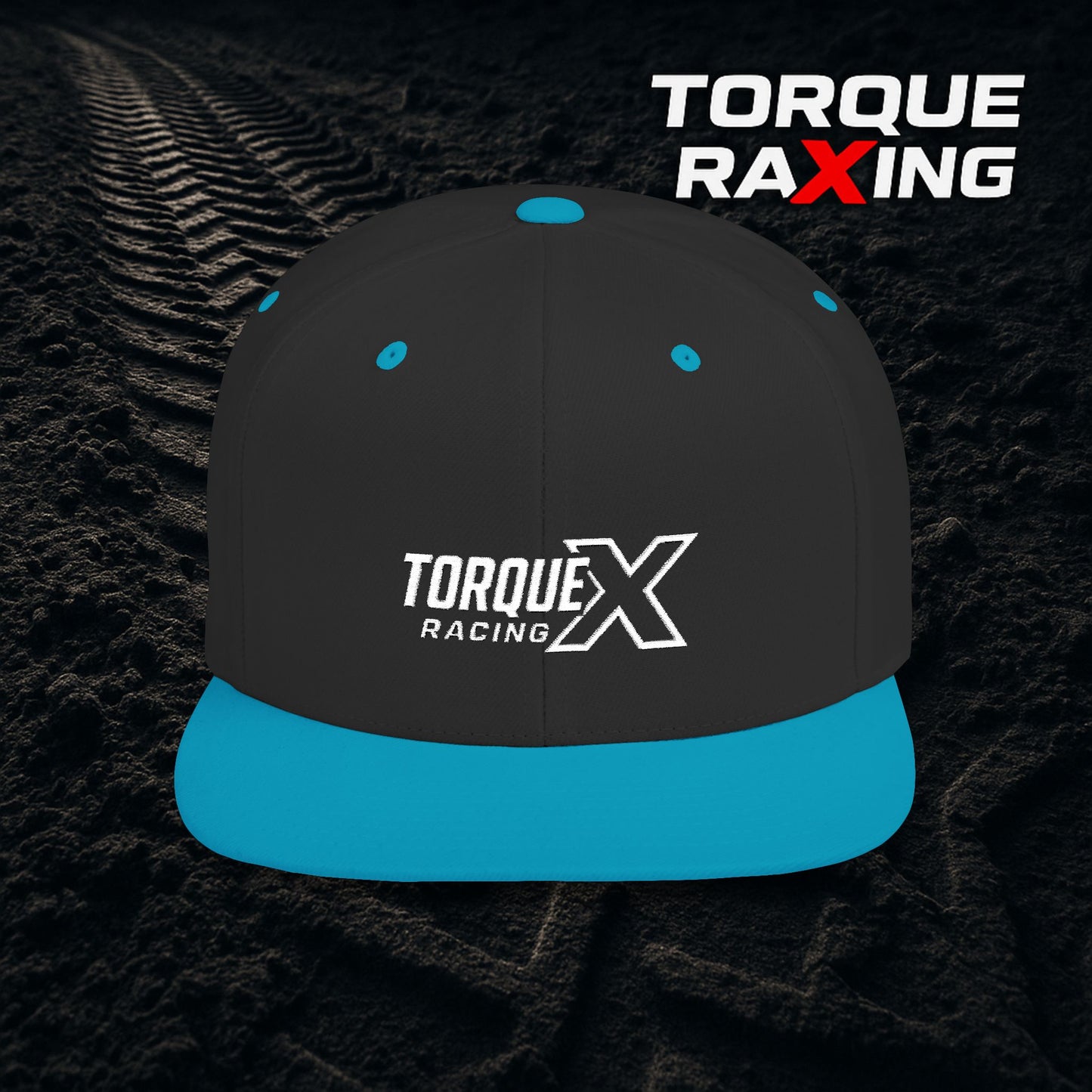 Torque X Racing Flat Bill Snapback Hat
