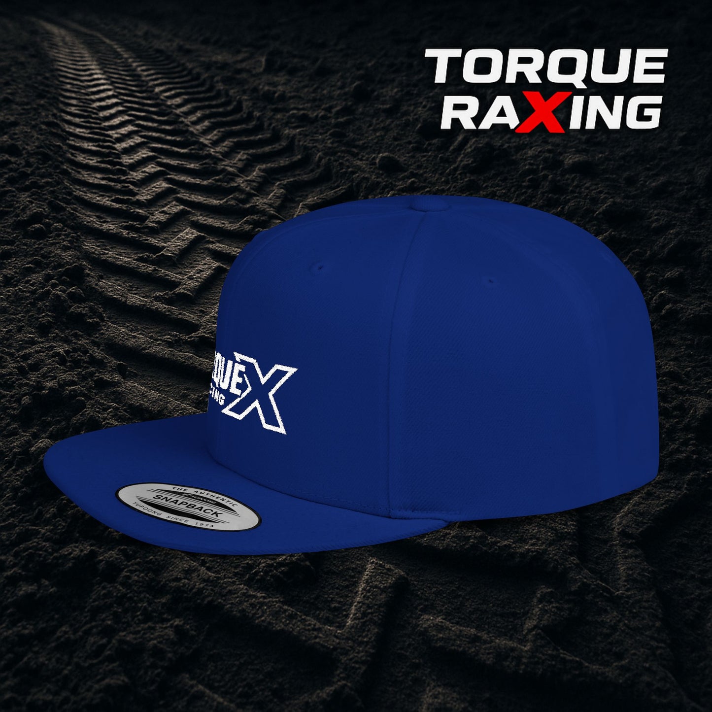 Torque X Racing Flat Bill Snapback Hat